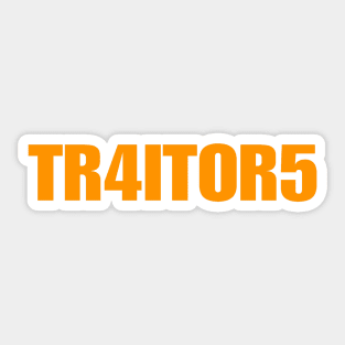 TR4ITOR5 - Front Sticker